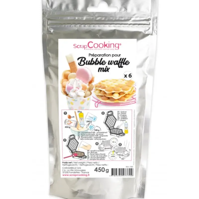 Préparation Pâtisserie*SCRAPCOOKING Préparation Bubble Waffles 450g