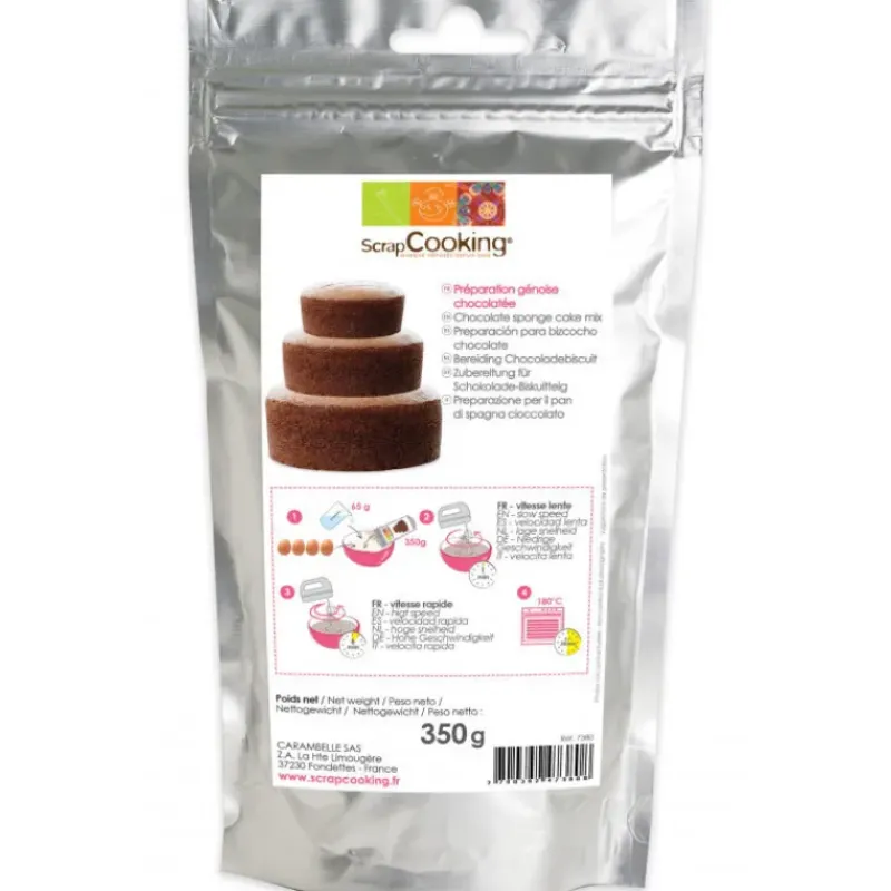 Préparation Pâtisserie*SCRAPCOOKING Préparation pour Génoise Chocolat 350g