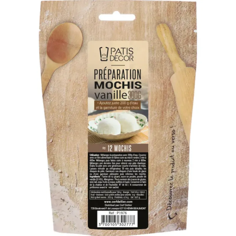 Préparation Pâtisserie*PATISDECOR Préparation Pour Mochis Vanille 300 g Patisdécor