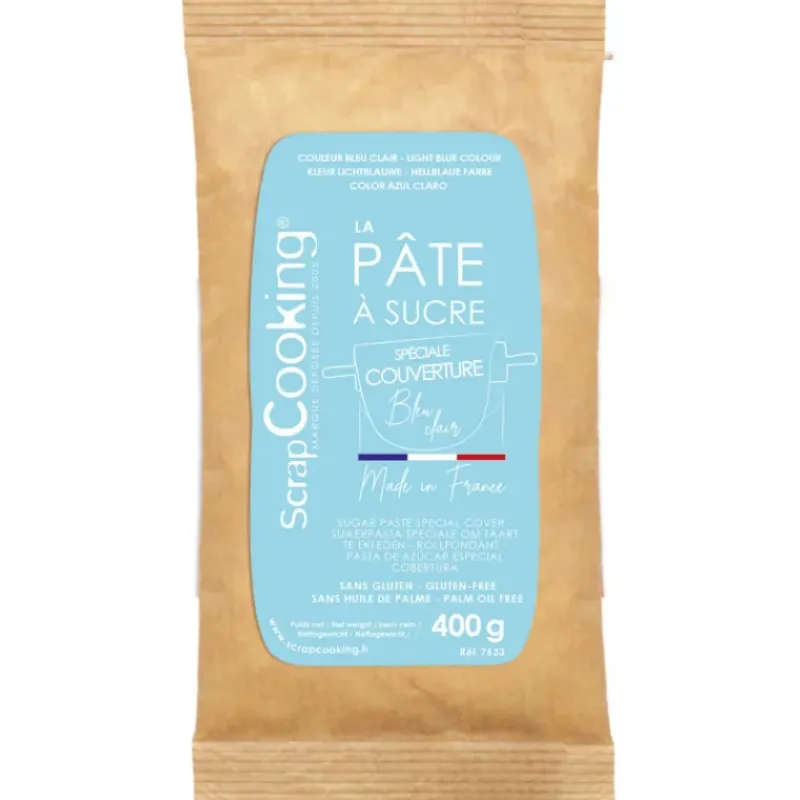 Trancheuse Electrique|Pâte À Sucre*SCRAPCOOKING Pâte à Sucre Bleu Ciel Spéciale Couverture 400g