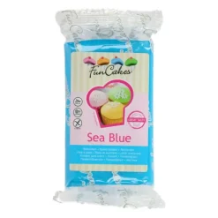 Pâte À Sucre*FUNCAKES Pâte à Sucre Bleu Mer 250g