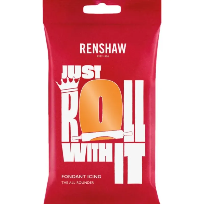 Pâte À Sucre*RENSHAW Pâte à Sucre Pro Orange 250g