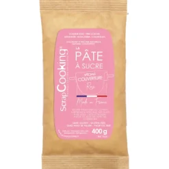 Pâte À Sucre*SCRAPCOOKING Pâte à Sucre Rose Spéciale Couverture 400 g