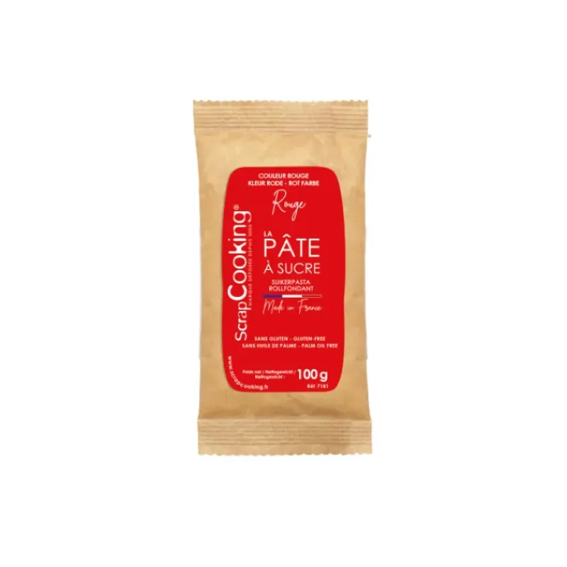 Pâte À Sucre*SCRAPCOOKING Pâte à Sucre Rouge 100 g