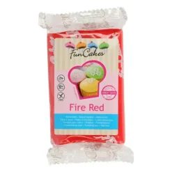 Pâte À Sucre*FUNCAKES Pâte à Sucre Rouge 250g