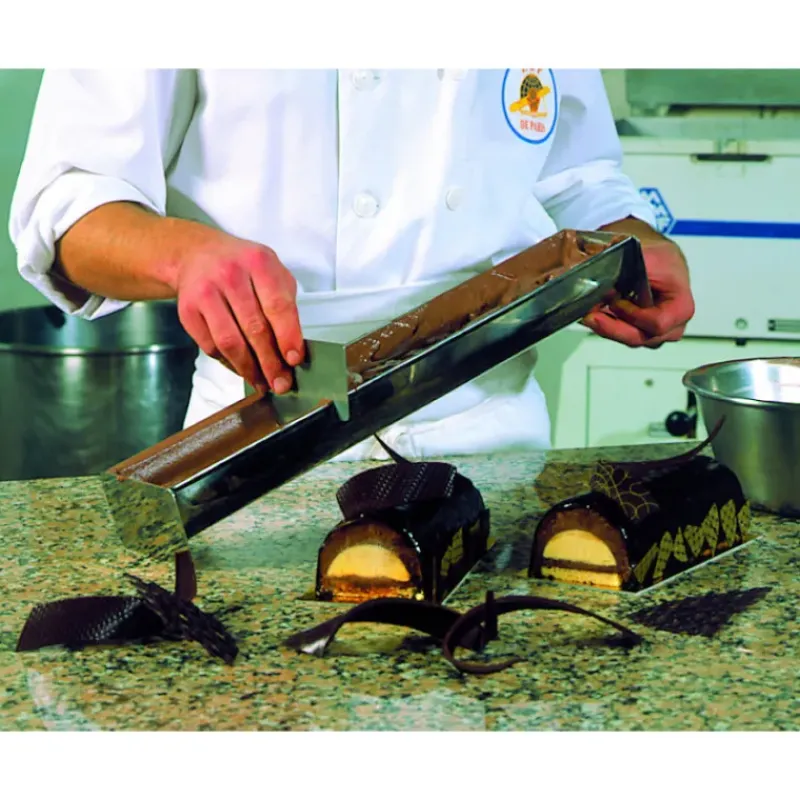 Moules À Gâteaux*MATFER Raclette à Bûche Inox 122x80 mm