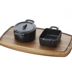 Servir, Présenter*REVOL Ramequin Rectangulaire Noir 12x10 cm Belle Cuisine