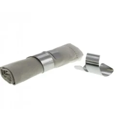 Servir, Présenter*LEBRUN Rond de serviette inox Ellipse diamètre 4cm par (x4)