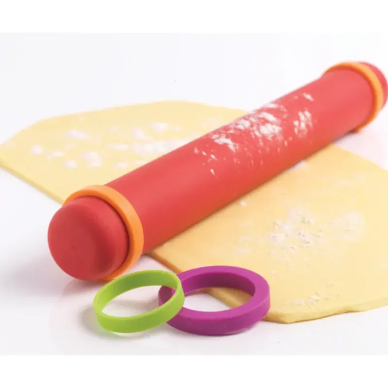 Ustensiles Pâtisserie*MASTRAD Rouleau à Pâtisserie ajustable rouge 41 cm