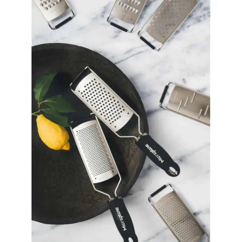 Râpes À Fromage|Râpe À Légumes*MICROPLANE Râpe Gros Grains Gourmet Noir