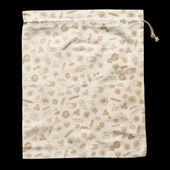 Sac En Tissu*PEBBLY Sac à Vrac Coton Bio Brun 50 x 45 cm