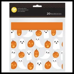 Emballage Alimentaire*WILTON Sachet Bonbon Fantôme Halloween (x20)