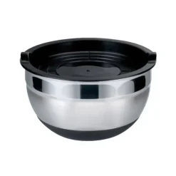 Servir, Présenter|Culs De Poule*BAUMALU Saladier Inox avec Couvercle Ø 20 cm