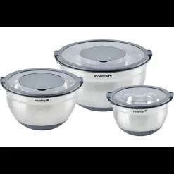 Servir, Présenter|Bassines De Cuisine*MASTRAD Saladiers Inox (x3)