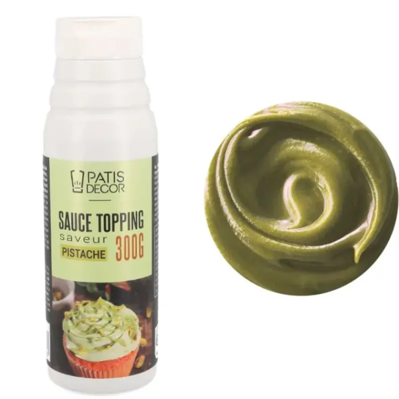 Nappages Et Glaçages*PATISDECOR Sauce Topping Saveur Pistache 300 g Patisdécor