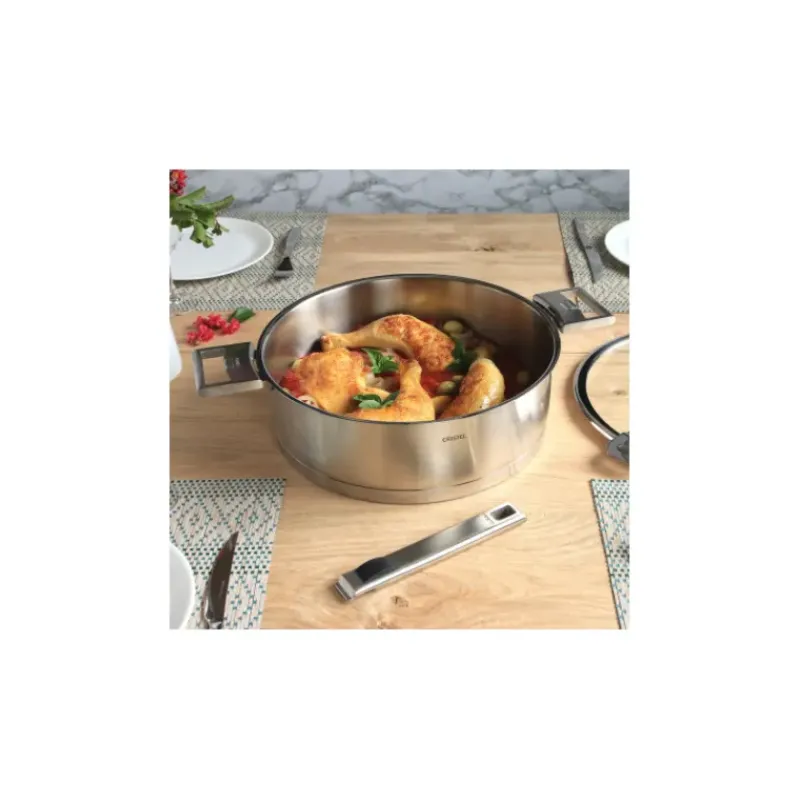 Sauteuses*CRISTEL Sauteuse Ø 18 cm Strate Amovible Inox