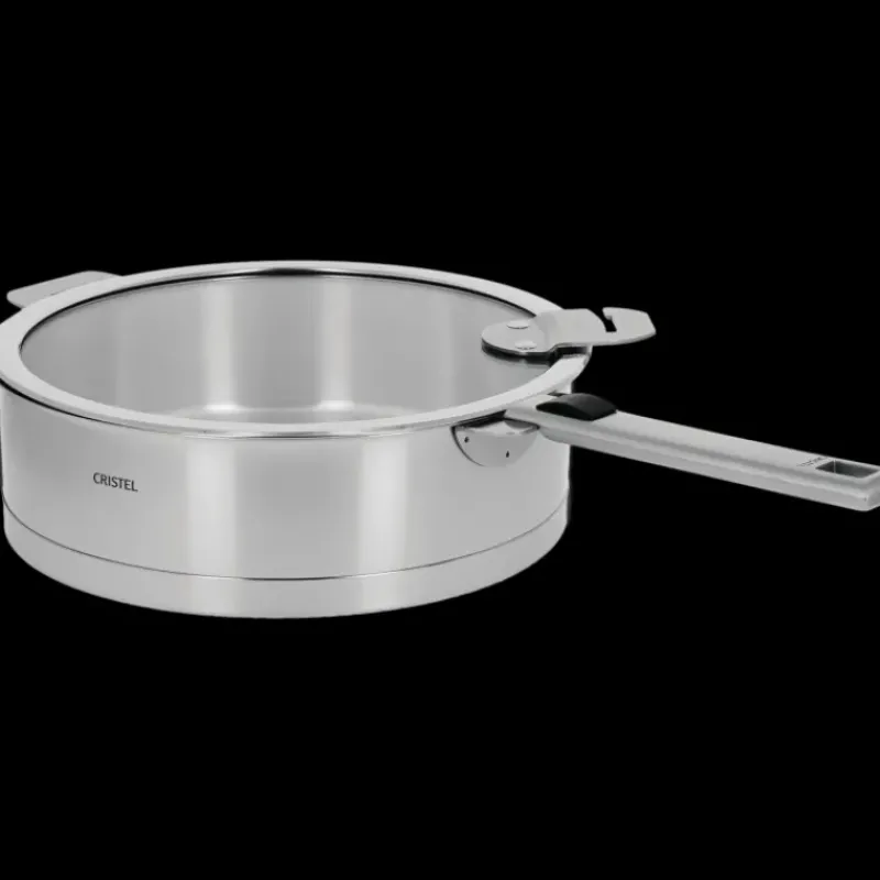 Sauteuses*CRISTEL Sauteuse Ø 28 cm Strate Amovible Inox