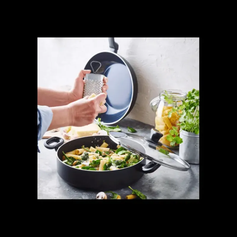 Sauteuses*GREENPAN Sauteuse 28 cm avec Couvercle Torino
