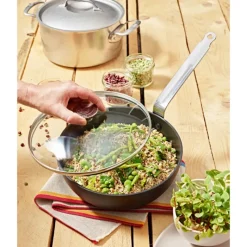 Sauteuses*DE BUYER Sauteuse Bombée Anti Adhésive Ø 28 cm Choc Intense