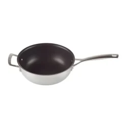 Sauteuses*LE CREUSET Sauteuse du chef inox 24 cm avec couvercle