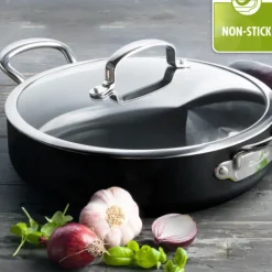 Sauteuses*GREENPAN Sauteuse en Céramique 30 cm et son couvercle, collection BARCELONA PRO ™