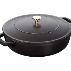 Sauteuses*STAUB Sauteuse en Fonte Chistera 24 cm Noir