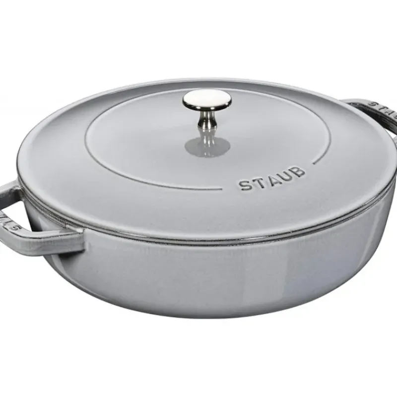 Sauteuses*STAUB Sauteuse en Fonte Chistera 24 cm Gris Graphite