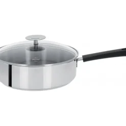Sauteuses*CRISTEL Sauteuse Mutine Ø 24 cm Manche Fixe Inox