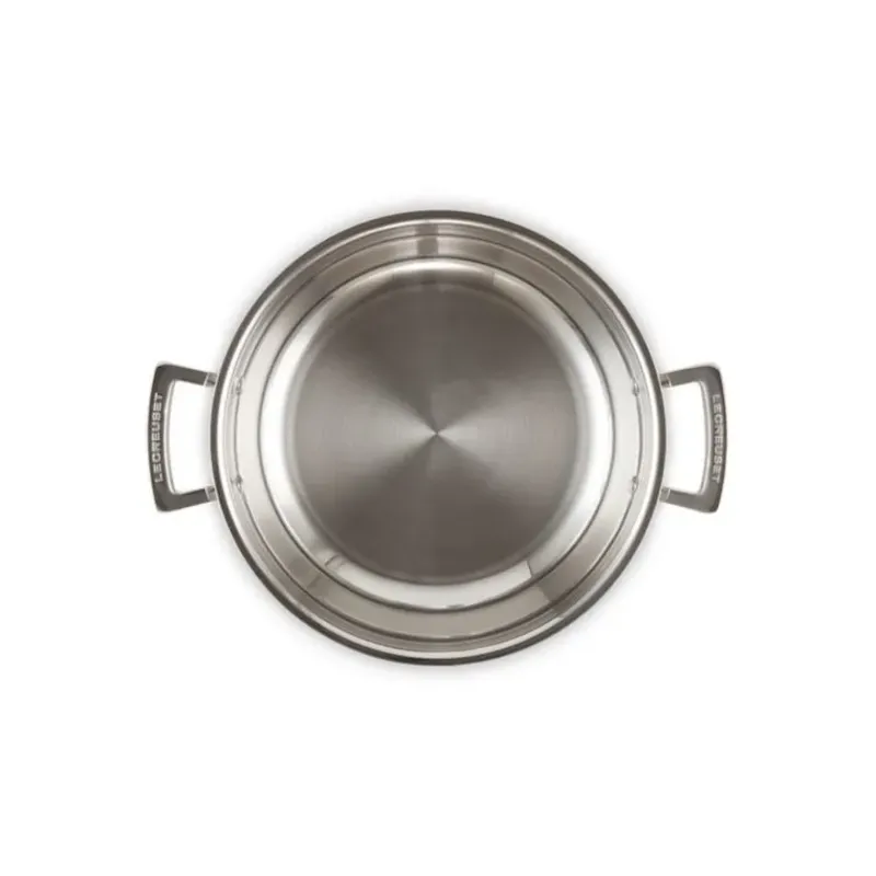 Sauteuses*LE CREUSET Sauteuse Provençale en Inox et Couvercle 30 cm