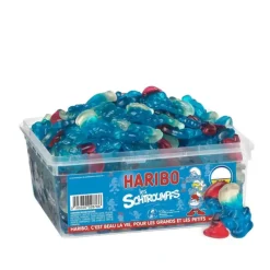 Confiserie*HARIBO Schtroumpf x 210 - Boîte Bonbon