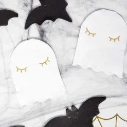 Vaisselle*FUNCAKES Serviettes en Papier Fantôme Halloween PartyDeco (x20)