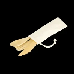 Couverts*PEBBLY Set 3 Couverts en Bambou