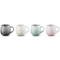 Vaisselle*LE CREUSET Set 4 Mugs en Céramique Cocon 320 ml