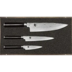 Couteau De Chef|Couteau D'office*KAI Set Couteau d'Office, Couteau Universel et Couteau de Chef Shun Classic Damas