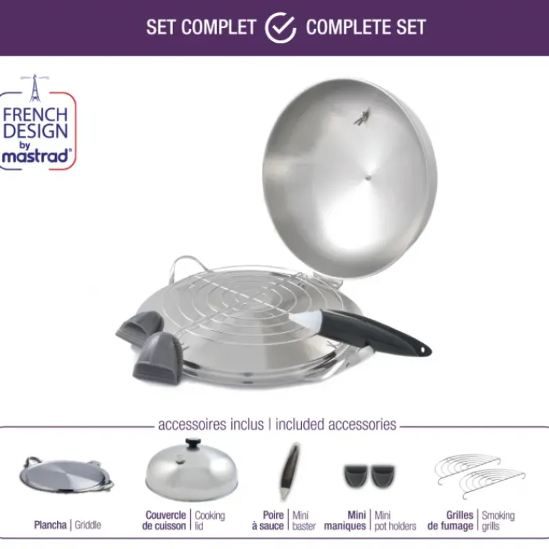 Plancha*MASTRAD Set Plancha avec Accessoires O'Plancha