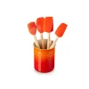 Spatules|Maryses Et Cuillères*LE CREUSET Set Pot 1,1 L avec 4 Ustensiles Volcanique Création