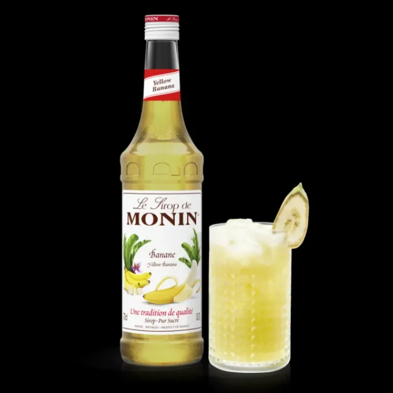 Jus, Sirops*MONIN Sirop Banane Jaune 70 cl