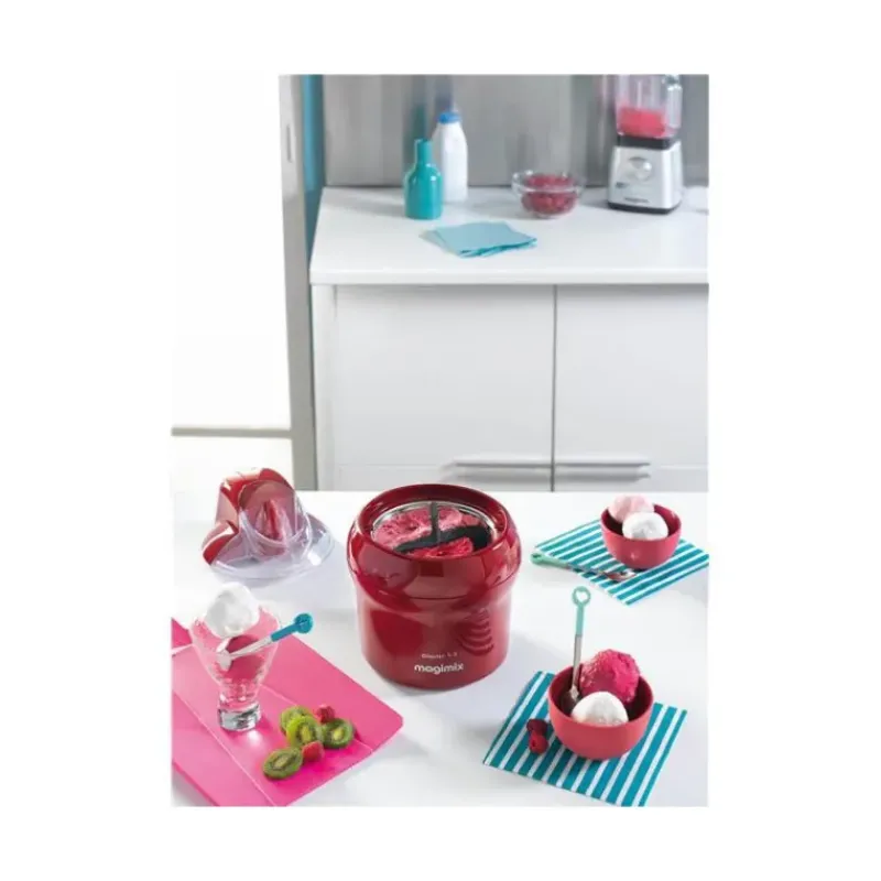 Sorbetière, Turbine À Glace*MAGIMIX Sorbetière 1.5 L Rouge