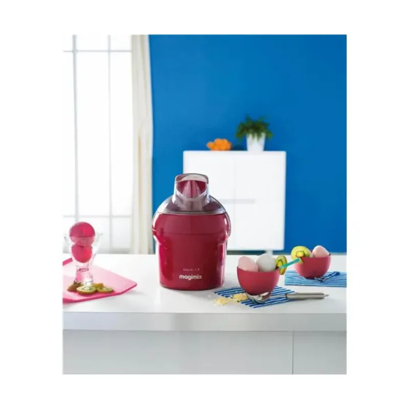 Sorbetière, Turbine À Glace*MAGIMIX Sorbetière 1.5 L Rouge