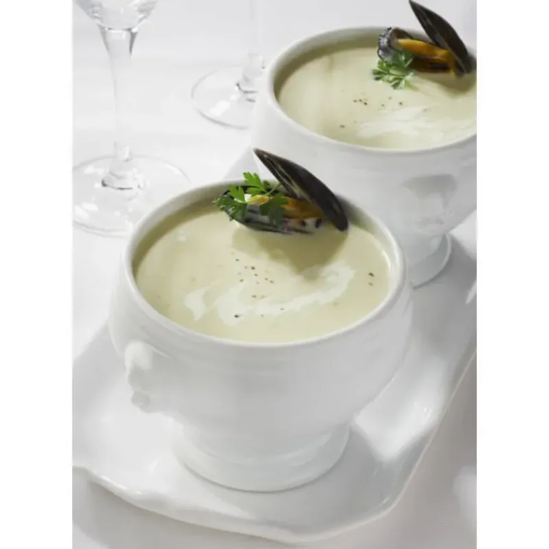 Servir, Présenter*REVOL Soupière Tête de Lion Blanche 45 cl French Classique