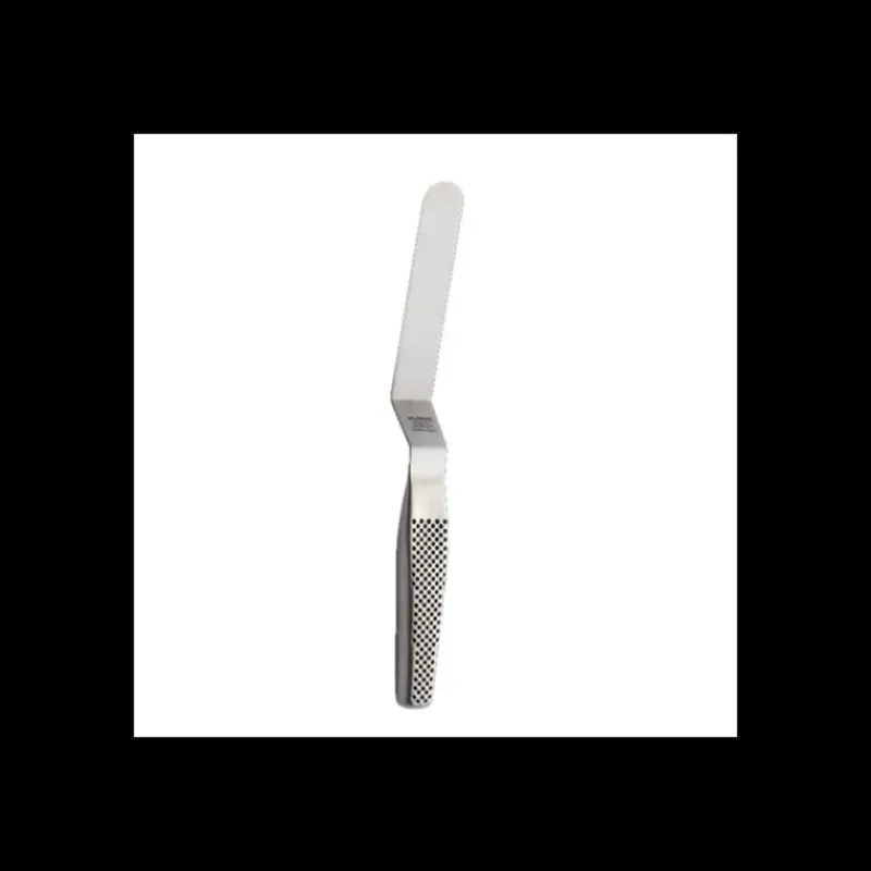 Ustensiles Pâtisserie*GLOBAL Spatule de Cuisine Inox Coudée 9,5 x 2 cm