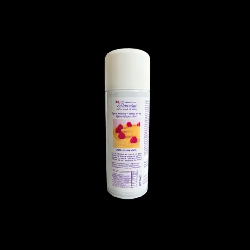 Colorants Alimentaires*FLORENSUC Spray Velours Jaune 400 ml