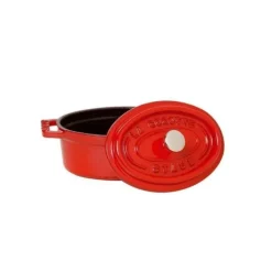 Cocotte En Fonte*STAUB Cocotte Fonte Ovale 31 cm Rouge Cerise 5,5 L