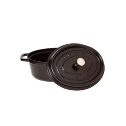 Cocotte En Fonte*STAUB Cocotte Fonte Ovale 31 cm Noir Mat 5,5 L