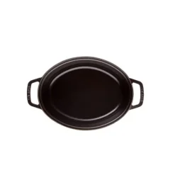 Cocotte En Fonte*STAUB Cocotte Fonte Ovale 23 cm Noir Mat 2,35 L