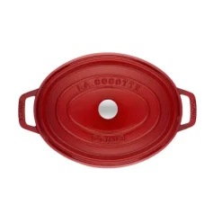 Cocotte En Fonte*STAUB Cocotte Fonte Ovale 27 cm Rouge Cerise 3,2 L