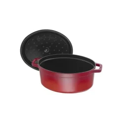 Cocotte En Fonte*STAUB Cocotte Fonte Ovale 27 cm Rouge Cerise 3,2 L