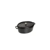 Cocotte En Fonte*STAUB Cocotte Fonte Ovale 29 cm Noir Mat 4,2 L