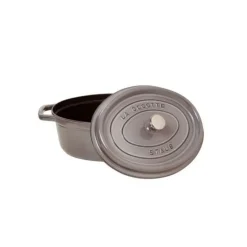 Cocotte En Fonte*STAUB Cocotte Fonte Ovale 31 cm Gris Graphite 5,5 L