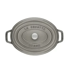 Cocotte En Fonte*STAUB Cocotte Fonte Ovale 15 cm Gris Graphite 0,6 L